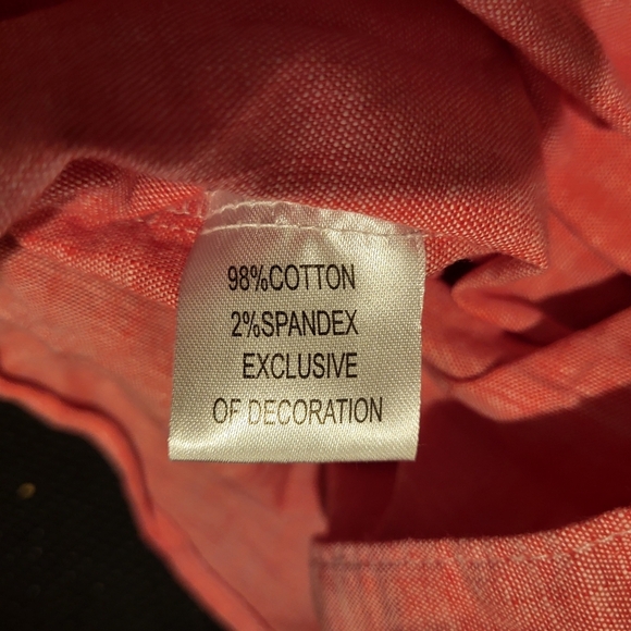 Tailorbyrd Bundle Of Two Short Sleeve Button Down Cotton Blend Shirts Size XL - Picture 5 of 6